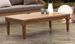 Table basse de jardin rectangle en bois teck Karine L 115 cm - Photo n°2