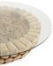 Table basse disques ouvert teck naturel D 110 cm - Photo n°3