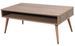 Table basse en bois clair originale avec niche Kiza 739 - Photo n°1
