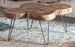 Table basse en bois d'acacia et pieds acier noir Tal L 90 cm - Photo n°2