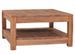 Table basse en bois de teck Aqua 68x67x35 cm - Photo n°1