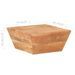 Table basse en forme de V 66x66x30 cm Bois d'acacia massif - Photo n°6