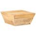 Table basse en forme de V 66x66x30 cm Bois de manguier massif - Photo n°1