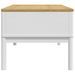 Table basse FLORO blanc 99x55,5x45 cm bois massif de pin - Photo n°6