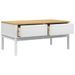 Table basse FLORO blanc 99x55,5x45 cm bois massif de pin - Photo n°8