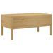 Table basse FLORO cire marron 99x55,5x45 cm bois massif de pin - Photo n°7