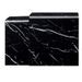 Table basse gigogne verre noir effet marbre Oflo - Lot de 2 - Photo n°3