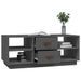 Table basse Gris 100x50x41 cm Bois massif de pin - Photo n°4