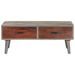 Table basse Gris 100x60x40 cm Bois massif de manguier brut - Photo n°3