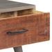 Table basse Gris 100x60x40 cm Bois massif de manguier brut - Photo n°5