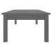 Table basse Gris 110x50x30 cm Bois massif de pin - Photo n°4