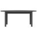 Table basse Gris 110x55x45 cm Bois massif de pin - Photo n°5