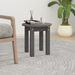 Table basse Gris Ø 35x35 cm Bois massif de pin - Photo n°2