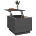 Table basse Gris 40x50x35 cm Bois massif de pin - Photo n°5