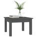 Table basse Gris 45x45x30 cm Bois massif de pin - Photo n°3