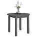 Table basse Gris Ø 55x45 cm Bois massif de pin - Photo n°4