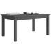 Table basse Gris 80x50x40 cm Bois massif de pin - Photo n°6