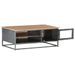 Table basse Gris 90x50x35 cm Bois d'acacia massif - Photo n°4