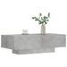 Table basse gris béton 100x49,5x31 cm bois d'ingénierie - Photo n°3