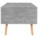 Table basse Gris béton 100x49,5x43 cm - Photo n°5