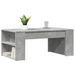 Table basse gris béton 102x55x42 cm bois d'ingénierie - Photo n°3