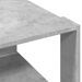 Table basse gris béton 51,5x51,5x30 cm bois d'ingénierie - Photo n°7