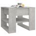 Table basse gris béton 55,5x55x45 cm bois d'ingénierie - Photo n°6