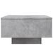 Table basse gris béton 55x55x31 cm bois d'ingénierie - Photo n°5