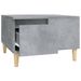 Table basse gris béton 55x55x36,5 cm bois d'ingénierie - Photo n°6