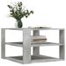 Table basse gris béton 59,5x59,5x40 cm bois d'ingénierie - Photo n°3