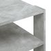Table basse gris béton 59,5x59,5x40 cm bois d'ingénierie - Photo n°7