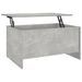 Table basse Gris béton 80x55,5x41,5 cm Bois d'ingénierie - Photo n°1