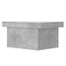 Table basse gris béton 80x55x40 cm bois d'ingénierie - Photo n°7