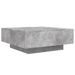 Table basse gris béton 80x80x31 cm bois d'ingénierie - Photo n°1