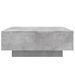 Table basse gris béton 80x80x31 cm bois d'ingénierie - Photo n°5