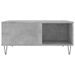 Table basse gris béton 80x80x36,5 cm bois d'ingénierie - Photo n°4