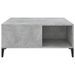 Table basse gris béton 80x80x36,5 cm bois d'ingénierie - Photo n°5