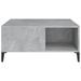 Table basse gris béton 80x80x36,5 cm bois d'ingénierie - Photo n°6