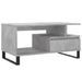 Table basse Gris béton 90x49x45 cm Bois d'ingénierie - Photo n°1