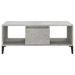 Table basse Gris béton 90x50x36,5 cm Bois d'ingénierie - Photo n°5