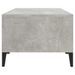 Table basse Gris béton 90x50x36,5 cm Bois d'ingénierie - Photo n°7