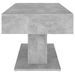 Table basse Gris béton 96x50x45 cm - Photo n°5