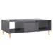 Table basse Gris brillant 103,5x60x35 cm 2 - Photo n°1