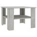 Table basse Gris ciment 60 x 60 x 42 cm - Photo n°1