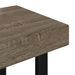 Table basse Gris et noir 90x45x40 cm MDF et fer - Photo n°5