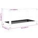 Table basse Gris et noir 90x45x45 cm MDF et fer - Photo n°7