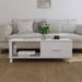 Table basse HAMAR Blanc 100x55x35 cm Bois massif de pin - Photo n°3