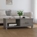 Table basse HAMAR Gris clair 100x55x35 cm Bois massif de pin - Photo n°1