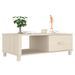 Table basse HAMAR Marron miel 100x55x35 cm Bois massif de pin - Photo n°4