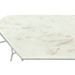 Table basse hexagonale marbre blanc et pieds nickel Raleh - Photo n°4